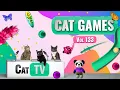 Lagu CAT Games | Ultieme Cat TV-compilatie Vol 133 | 8 UUR 🐝🐞🦋🦎🦜🐜🐭🧵