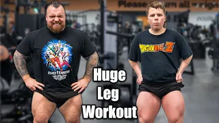 Download 11Yr Old HUGE Dropset on Leg Press!!! (250KG / 551lbs) ft. Eddie Hall MP3