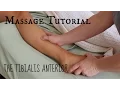 Massage Tutorial Tibialis Anterior SHIN SPLINTS