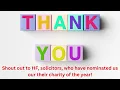 Shout out to HF solicitors who have nominated us our their charity of the year 1