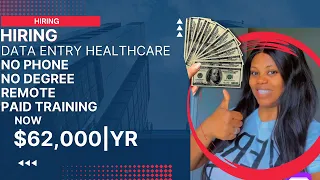 62 DATA ENTRY Needed Work From Home Job 2022 No Degree Required