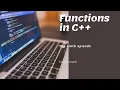 Functions in C - Visual Studio