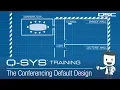 Q-SYS Training Level 1 Conference Room Default Design