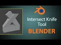 Intersect knife Tool - Blender Modeling Tutorial Basics for Beginners part 1