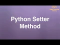 61 Python Setter Method Online Training Download app from below link