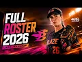 AUSL 2026 Carolina Blaze Full Roster Every Player Jersey Number Position