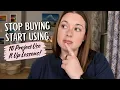Stop Buying Start Using 10 Project Use It Up Lessons