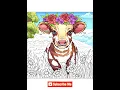 Cow Coloring Time Lapse