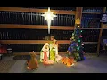 2024 Home Depot Nativity Blow mold light upgrade