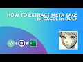 META DATA SCRAPER VIEW META DATA IN EXCEL META TAG CHECKER META TITLE AND DESCRIPTION CHECKER