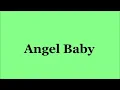 Angel Baby   ROSIE & THE ORIGINALS (with lyrics)