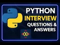 Top 25 Python Interview Questions and Answers Crack Your Next Python Job Interview