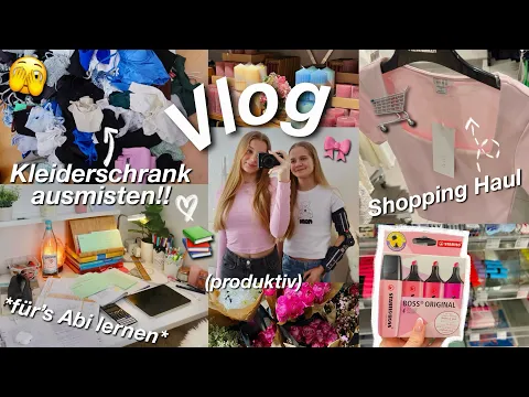 Download MP3 VLOG🎀Kleiderschrank aussortieren!!🫣*Shopping Haul😍* und Abivorbereitung📚