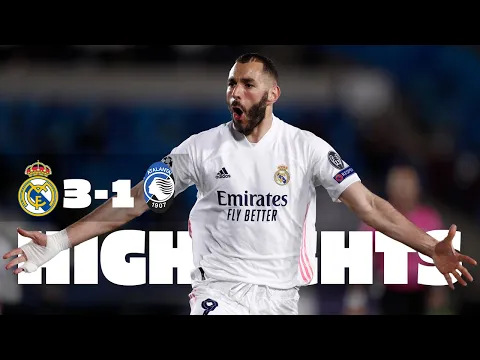 Download MP3 Benzema, Ramos & Asensio strike! | Real Madrid 3-1 Atalanta | HIGHLIGHTS