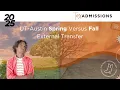 UT-Austin Spring Versus Fall External Transfer
