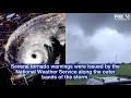 Video shows tornadoes hitting Carolinas as re-energized Hurricane Dorian moves up coast