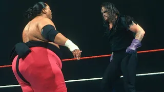 the undertaker vs yokozuna casket match wwf hart attack tour october 21 1994