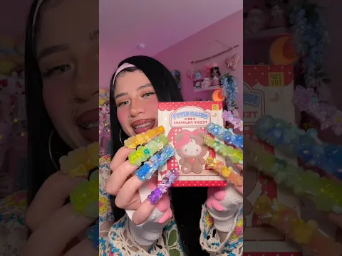 Hello Kitty BlindBox REVEAL Pt.3🌈 #asmrtingles #asmr #shorts