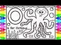 Coloring Alphabets for Kids O is for Octopus Coloring Page ABC Coloring Page Kids Fun Coloring