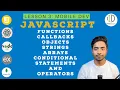 - JavaScript Essentials Functions Callbacks Objects Strings Arrays If Else and Operators