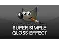 Create a Gloss Effect on any Shape in GIMP
