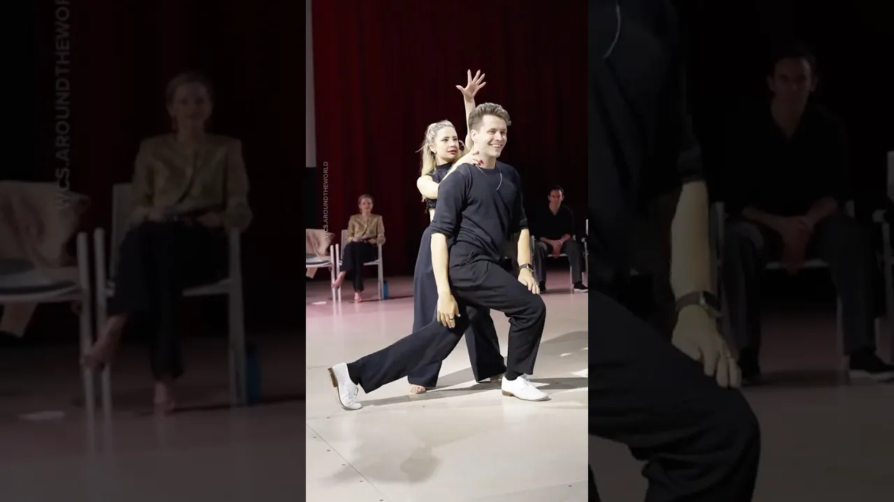 They make it look easy 😮‍💨🎶 #westcoastswing #improv