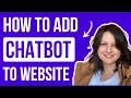 How To Add Chatbot In Website Tutorial For Free Chatbot Setup for Beginners