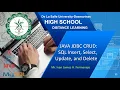 Java JDBC CRUD SQL Insert Select Update and Delete