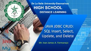 Java JDBC CRUD SQL Insert Select Update and Delete