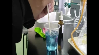 تجربة الكشف عن غاز ثاني اكسيد الكربون في عملية التنفس 