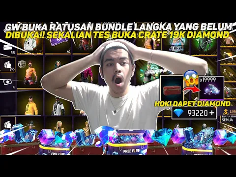 Download MP3 GW BUKA RATUSAN BUNDLE OLD YANG BELUM DIBUKA SAMBIL TES HOKI BUKA CRATE 19K DM 😱 - FREE FIRE