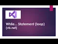 While loop VB net Tutorial in Hindi For Beginners Visual Studio 2022