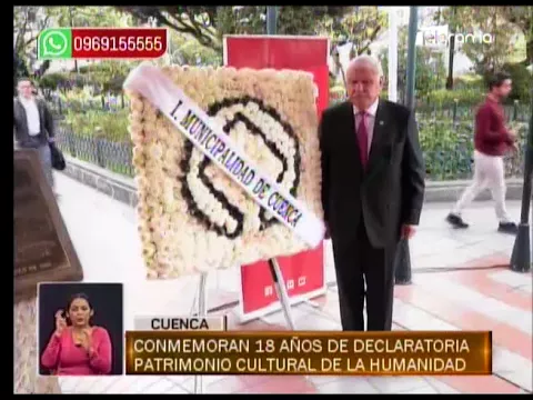 Conmemoran 18 años de declaratoria patrimonio cultural de la humanidad