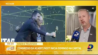 Florianópolis recebe o Congresso de Rádio e Televisão da ACAERT/NEXT neste domingo