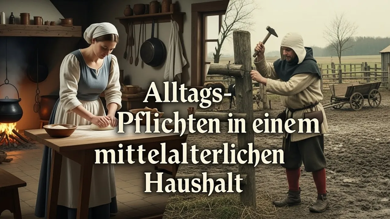 die Verteilung der Aufgaben im Haushalt im Mittelalter