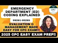 Emergency Department ED Coding Guidelines Explained with Practice QA 2025 CPC Exam Prep EM Coding