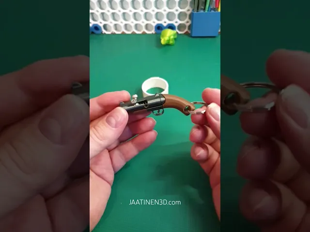 Double Barrel Shotgun Keychain video thumbnail