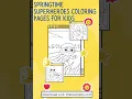 Springtime Superheroes Coloring Pages for Kids