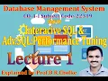 Unit 03 Interactive SQL Adv SQL Performance Tuning - 01
