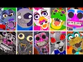 FNAF Security Breach - All JUMPSCARES in BRIGHT Mode