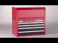 CRAFTSMAN Heavy-Duty 4-Drawer Red Steel Tool Chest 26-in W x 24 5-in H