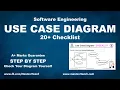 Use Case Diagram - Step by Step Checklist with Example