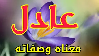معنى اسم عادل وصفات من يحمل هذا الاسم 