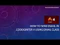 How to send email in Codeigniter 4 using Email Class Hindi