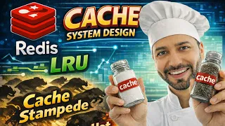 Cache in System Design - Complete Guide Redis LRU Consistency Stampede Hot Key