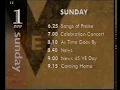 BBC 1 Continuity - Sunday 7th May 1995 at 15:15