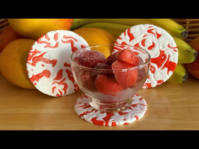 Strawberry Swirl Coasters video thumbnail