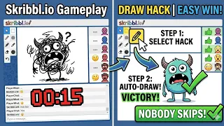 I Hacked Skribbl io and Nobody Noticed Auto-Draw Tutorial