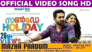 mazha paadum video song sunday holiday asif ali aparna balamurali deepak