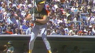 Mark McGwire collects his first career hit